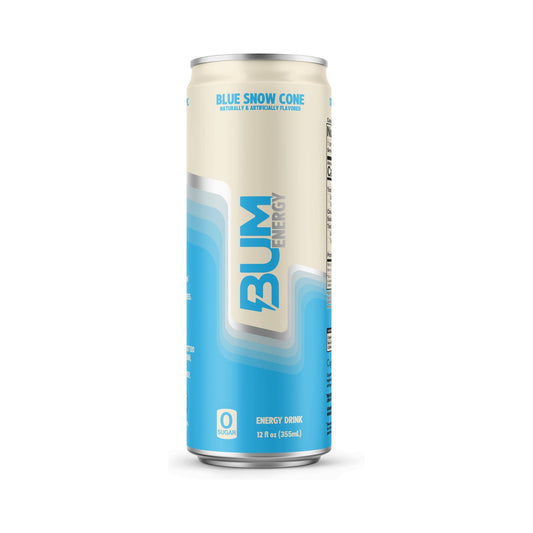 bum energy blue snow cone