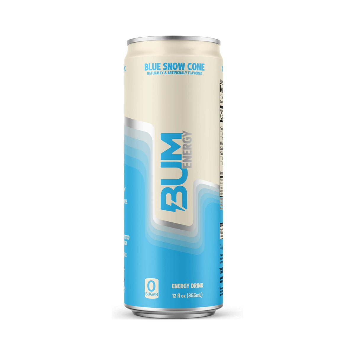 bum energy blue snow cone
