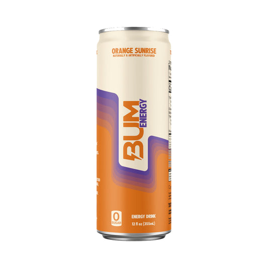 bum energy orange sunrise