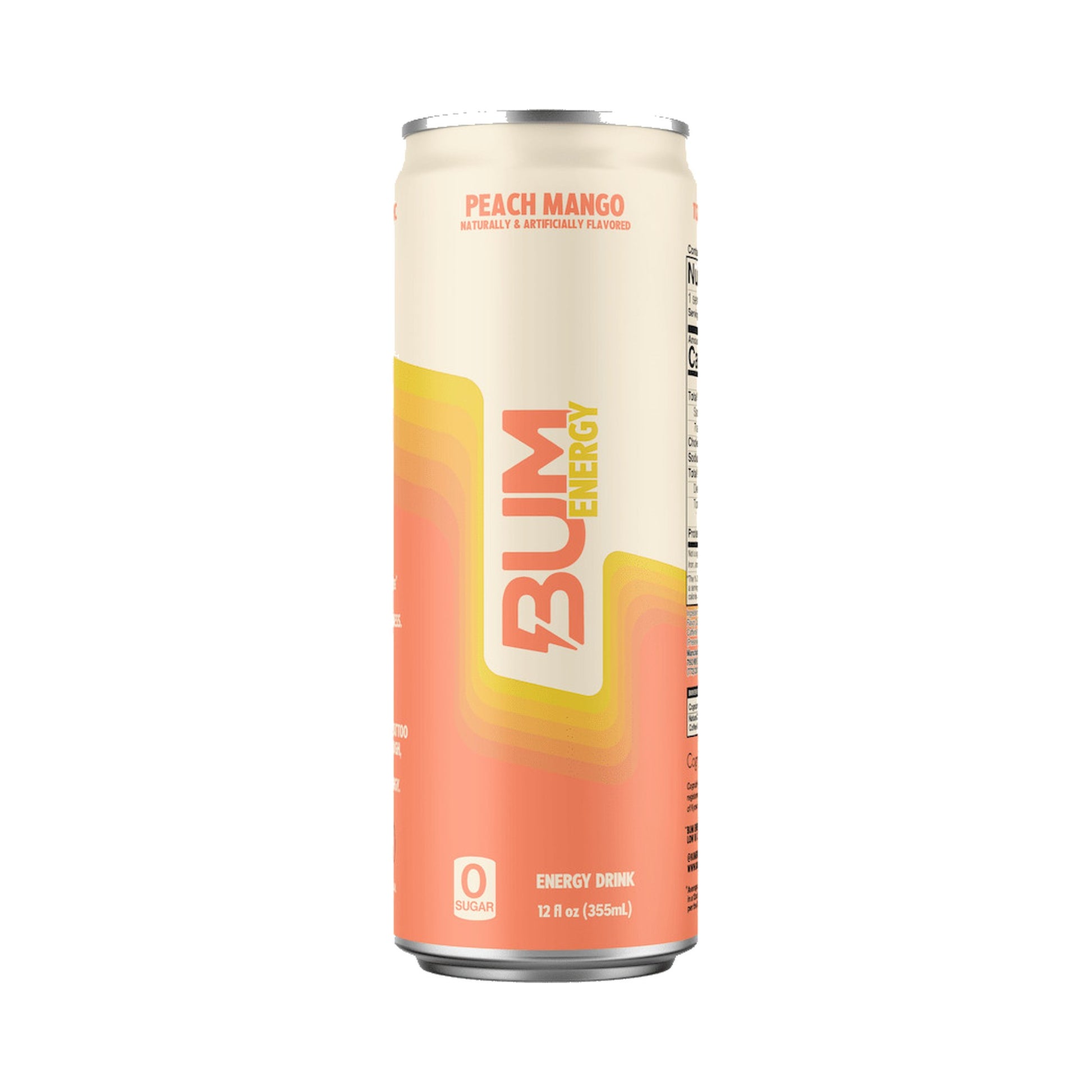 bum energy peach mango