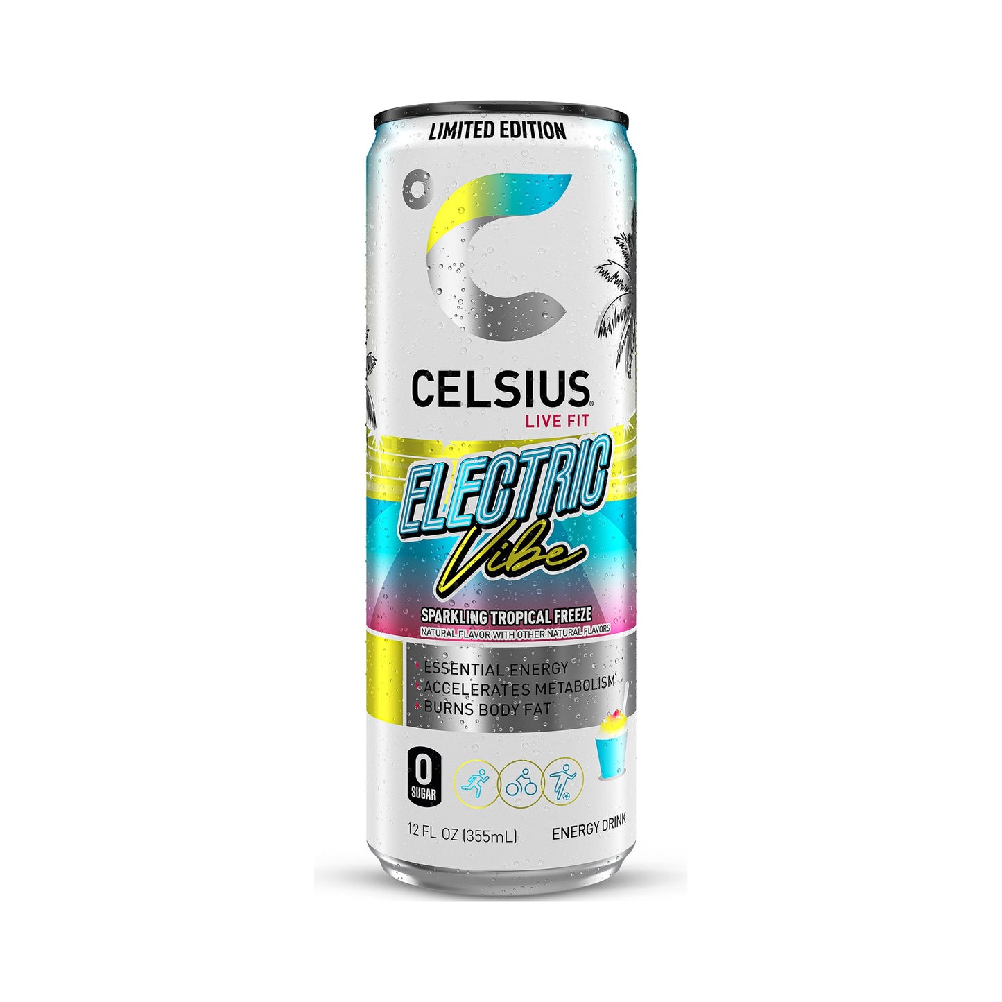 celsius electric vibe tropical freeze