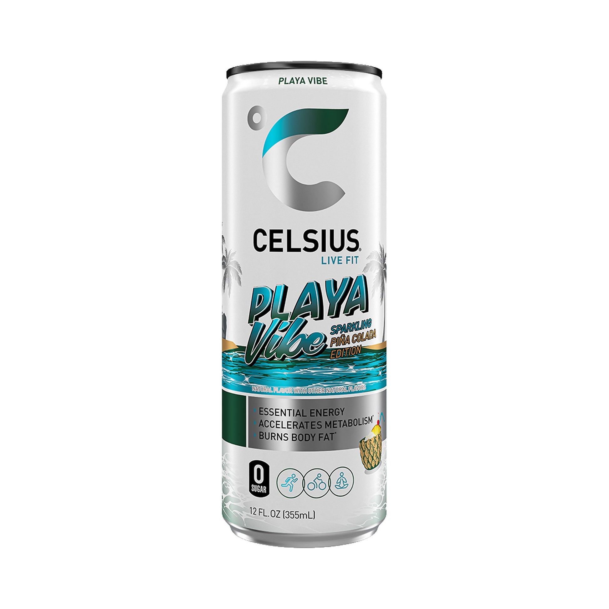 celsius playa vibe pina colada