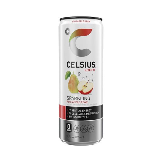 celsius sparkling fuji apple pear