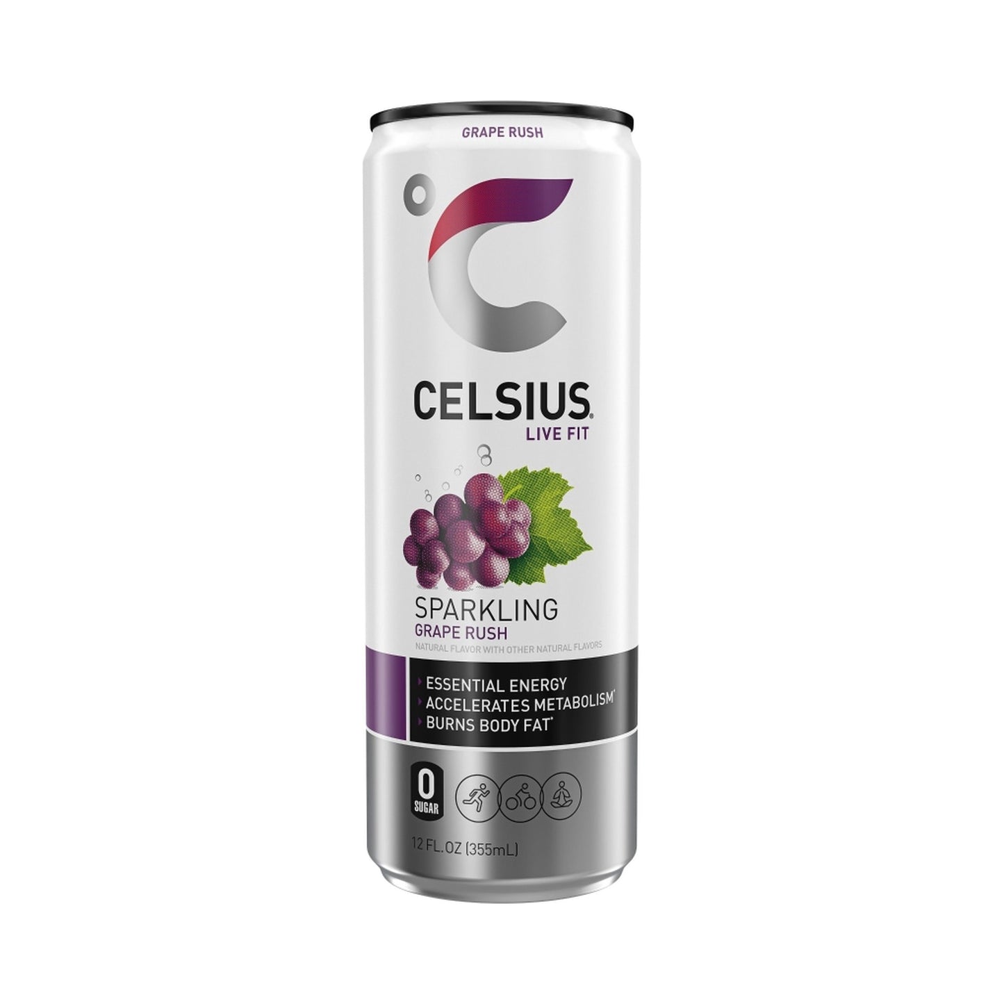 celsius sparkling grape rush