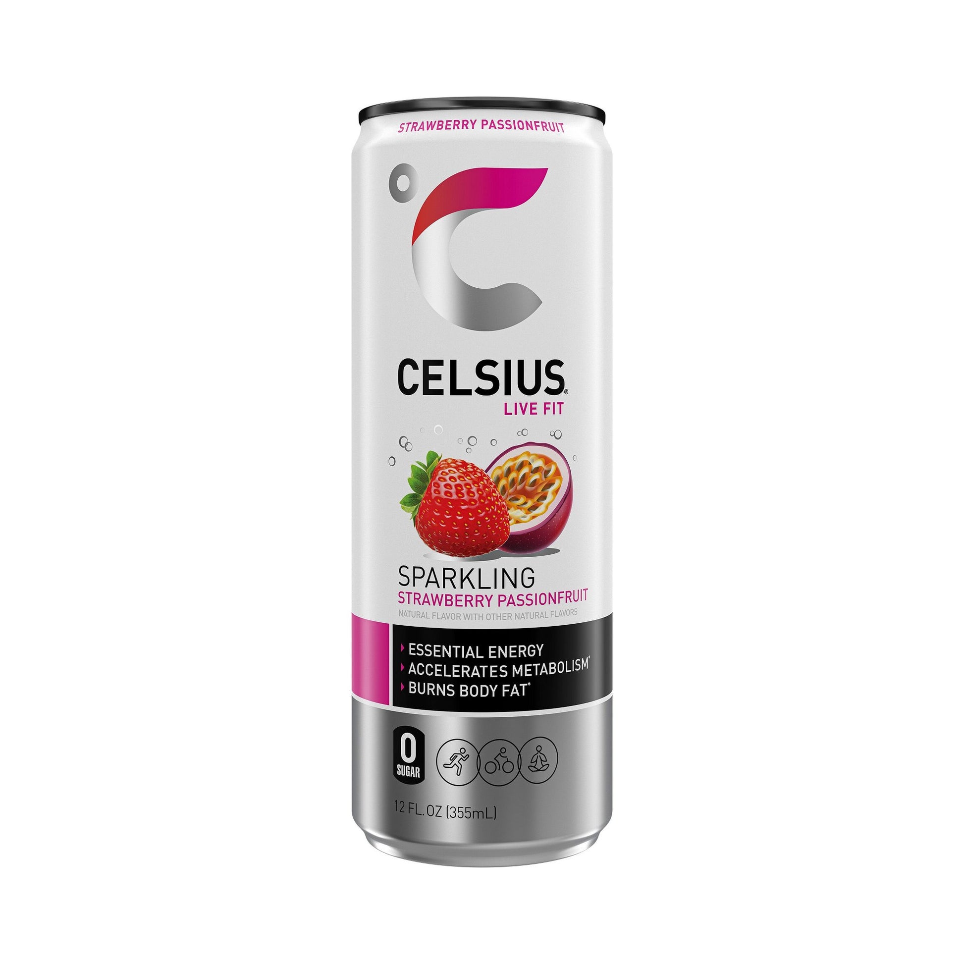 celsius sparkling strawberry passionfruit