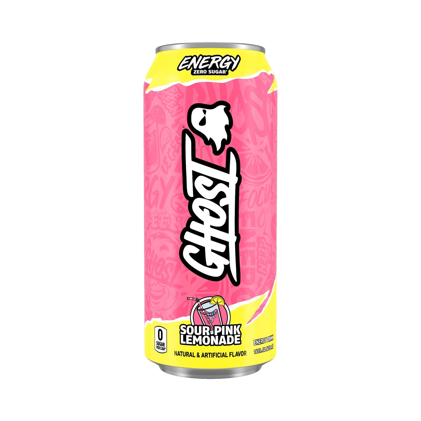 ghost energy sour pink lemonade