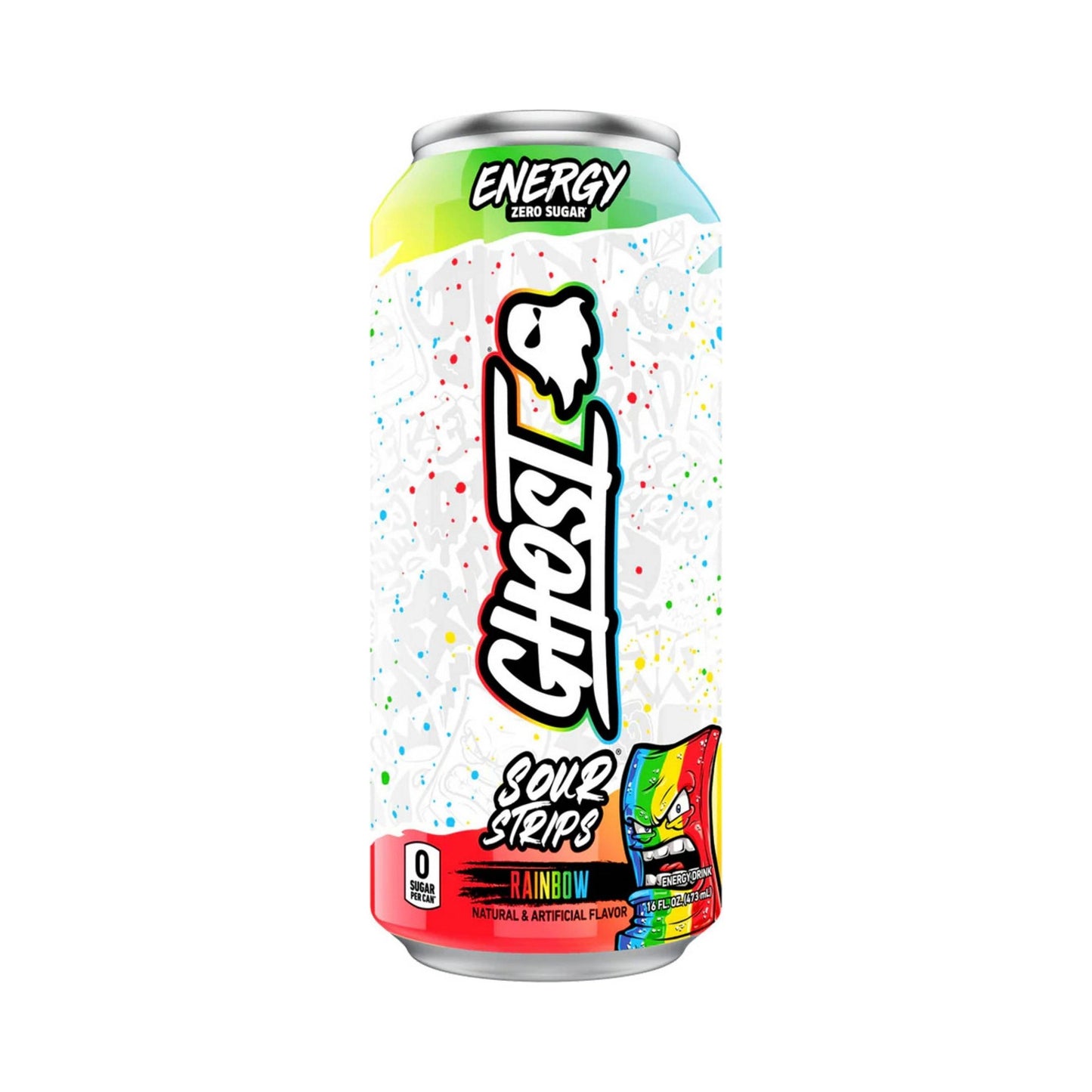 ghost energy sour strips rainbow