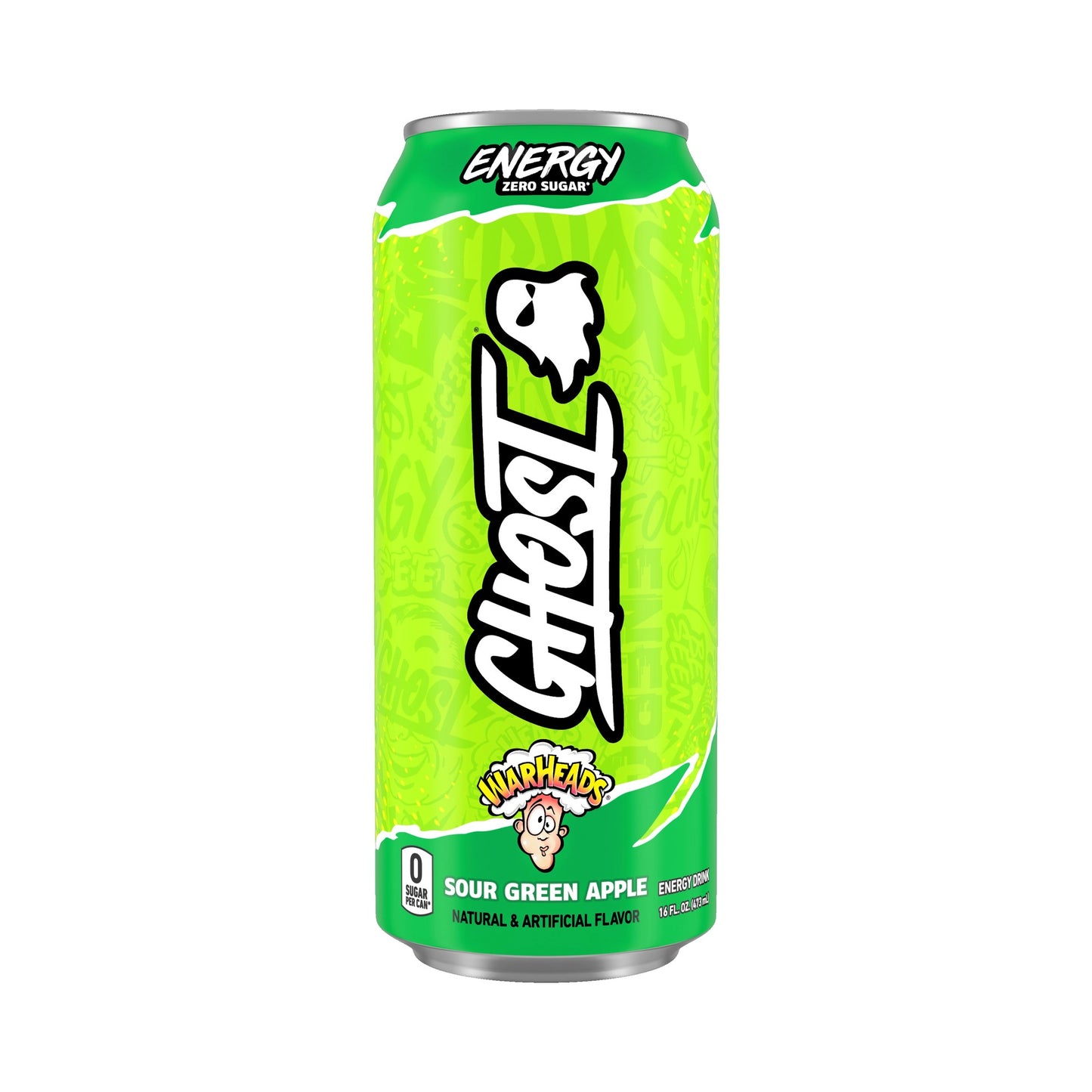ghost energy warheads sour green apple