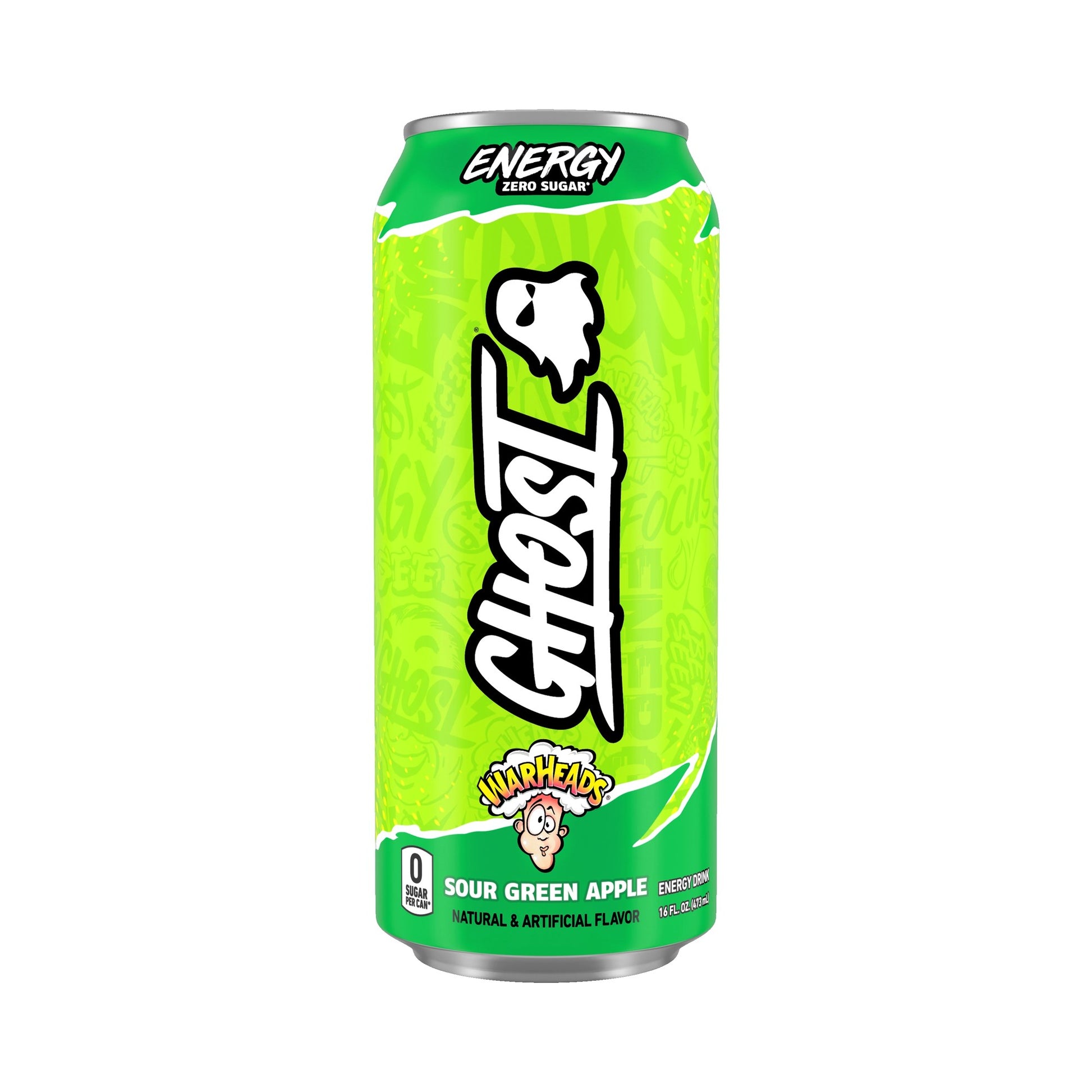 ghost energy warheads sour green apple