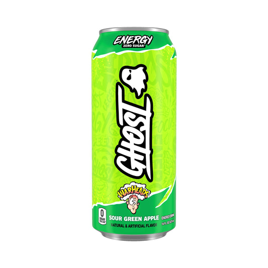 ghost energy warheads sour green apple