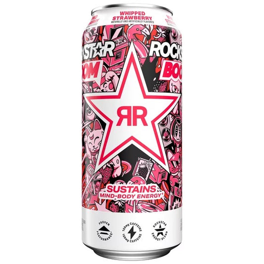 Rockstar Energy — Boom! Whipped Strawberry