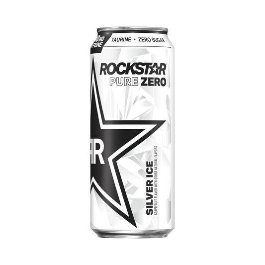 rockstar energy pure zero silver ice